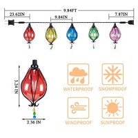 Vigdur Multicolor Fairy String Lights With 10 Bulbs Connectable Waterproof Decorative Indoor String Lights For Christmas Party Birthday Wedding Festival Bedroom Outdoor Patio