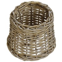 Vidaxl Lamp Shade, Drum Lamp Shade, Rattan Pendant Light Cover, Woven Lamp Shade For Ceiling Pendant Hanging Light, Diam. 19.7