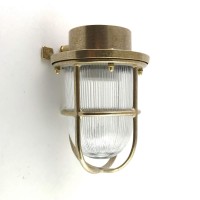 Ksh And Co Apollon Brass Nautical Outdoor Wall Light