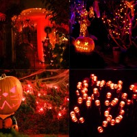 300 Led Halloween Lights 985Ft Halloween String Lights With 8 Lighting Modes Waterproof Connectable Mini Lights Plug In Fo