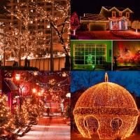 300 Led Halloween Lights 985Ft Halloween String Lights With 8 Lighting Modes Waterproof Connectable Mini Lights Plug In Fo