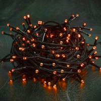 300 Led Halloween Lights 985Ft Halloween String Lights With 8 Lighting Modes Waterproof Connectable Mini Lights Plug In Fo