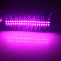 Rextin Super Bright 200Pcs 2835 2 Led Module Sign Lights Pink 80-90Lm Per Module Waterproof Decorative Light For Letter Sign Advertising Signs With Tape Adhesive Backside (Pink)