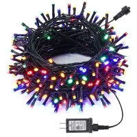 Joomer Christmas Lights Outdoor 82Ft 200 Led String Lights 8 Modes Timer Indoor Outdoor Fairy Twinkle Lights For Christmas Trees Decorations(Multi-Color)