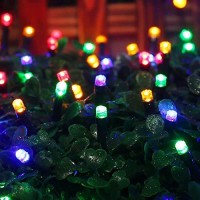 Joomer Christmas Lights Outdoor 82Ft 200 Led String Lights 8 Modes Timer Indoor Outdoor Fairy Twinkle Lights For Christmas Trees Decorations(Multi-Color)