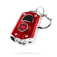 Nebo Mycro Usb Rechargeable Led Keychain Light Tactical Keyring Flashlight Features 6 Light Modes High Lumens Red