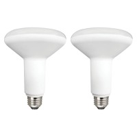 Tcp L8Br30D1527K2 Led 65 Watt Equivalent Dimmable Light Bulbs, Br30 Shape, Floodlights, 2 Count (Pack Of 1), Soft White (2700K)