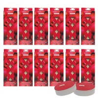 Hosley 120 Pcs Bulk Pack Apple Cinnamon Fragrance Highly Scented Tea Light Candle Ideal For Wedding Church Vigil Emergency Lant