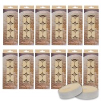 Hosley 120 Pcs Bulk Pack Vanilla Fragrance Highly Scented Tea Light Candle Ideal For Wedding Church Vigil Emergency Lanterns Sp