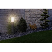 Led Universum Stainless Steel Floor Lamp 80 X 12.5 Cm Ip44 E27 Socket (Bulbs Not Included) For Garden, Pathway And Patio Lighting