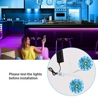 Charkee Led Lights For Bedroom 32.8Ft, 2 Rolls Of 16.4Ft Led Light Strips With Remote And Power Supply For Bedroom, Room, Kitchen, Decoration