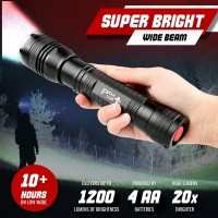 Peakplus High Powered Led Flashlight Lfx2000 Brightest High Lumen Light With 5 Modes Zoomable And Water Resistant Best Flashl