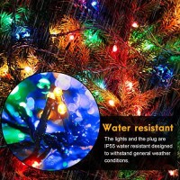 Forspark Outdoor Christmas String Lights Led Christmas Tree Fairy Twinkle Lights Decorative For Indoor And Outside Halloween Garden Patio Wedding Party Holiday 105Ft 300 Led Multicolor