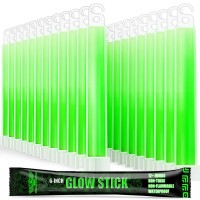 Everlit 24 Glow Sticks 6 Inches Light Sticks For First Aid Kit Parties Camping Hiking Outdoor Disasters Emergencies Up T