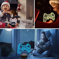 Lampeez 3D Gamepad Lamp Game Console Night Light 3D Illusion Lamp For Kids, 16 Colors Changing With Remote, Gaming Room Gamer Gift, Kids Bedroom Decor As Xmas Holiday Birthday Gifts For Boys Girls