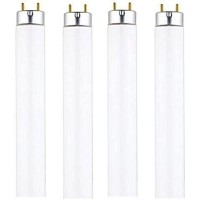 Dysmio F25T8 25-Watt 36-Inch Tube Light Bulb, 6500K, 2150 Lumen, Daylight, G13 Medium Bi-Pin Base T8 Fluorescent Light Bulb - Pack Of 4