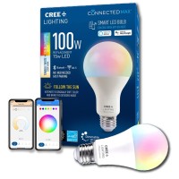 Exceptional smart lighting made simple Turn on off or dim your favorite shade of white light for everyday use or get the party started with millions of colors Control and manage your Cree Lighting Connected Max LED Smart Bulbs from anywhere Control on the