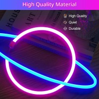 Xiyunte Planet Neon Sign Bright Led Planet Neon Lights Usb Or Battery Powered Planet Neon Signs For Wall Decor Aesthetic Plan