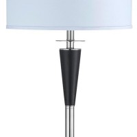 Enlighten your home with the rays of positivity and happiness by bringing in this amazing floor lamp It features a tubular metal body incorporating a fabric drum shade and a 3 way push button switch for optimal light intensity control It is supported by a