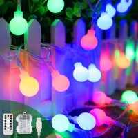 Christmas Lights - 33Ft 100 Led Battery Operated String Lights With Timer & 8 Modes Mini Clear String Lights For Christmas Tree Wreath Indoor Outdoor Garden Wedding Party Decor Waterproof (Warm White)