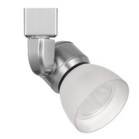 Benjara 10W Integrated Led Track Fixture With Polycarbonate Head Silver And White