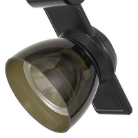 Benjara 12W Integrated Led Track Fixture With Polycarbonate Head, Black