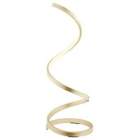 Modern Spiral Led Table Lamp Integrated Led, Dimmable, Gold(D0102Hgetgg)