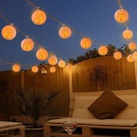 Yinuo Light 33Ft Plug In Patio String Lights With 8 Flickering Flame Lantern Remote Control, Extendable For Indoor, Outdoor, Wedding Party, Christmas Tree, Garden Decorations