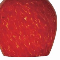 Benjara Bm223551 Swirl Dome Shaped Glass Shade Pendant Lighting With Cord, Red And Yellow