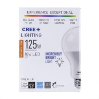 Cree Lighting Ta21-20027Mdfh25-12De26-1-11 A21 125W Equivalent, 2000 Lumens, Dimmable Led Bulb, 1 Pack, Soft White