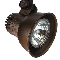 Benjara 50 Watt Metal Frame Adjustable Track Head, Rustic Brown