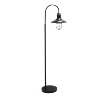 Lalia Home Barnlitt 64Inch Restoration Bronze Floor Lamp With Round Cage Shade Lhf5022Rz