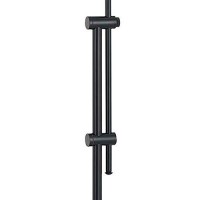 Benjara Adjustable Height Metal Pharmacy Lamp With Pull Chain Switch, Black