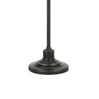 Benjara 60 Watt Metal Lamp With Adjustable Pole And Bowl Shade, Black