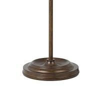 Benjara Adjustable Height Metal Pharmacy Lamp With Pull Chain Switch, Bronze