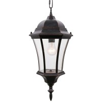 Goalplus Outdoor Pendant Light Fixture, 17 3/4