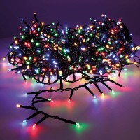 Lumineo 72249 Led Garland Compact Twinkle, Multicoloured, 1600 Cm