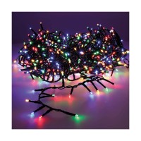 Lumineo 72250 Led Garland Compact Twinkle Green Cable, 22.5 M, Multicoloured, Multicoloured