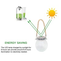 2 Pack Hanging Solar Powered Led Lights,Cracked Glass Ball Light, Waterproof Outdoor Christmas Decorative Lantern For Garden, Yard, Patio, Lawn (Colorful)