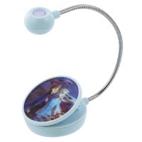 Withit Disney Frozen 2 Clip On Book Light - Elsa & Anna 3D - Led Reading Light With Clip For Books/Ebooks, Dimmable, Reduced Glare, Portable & Lightweight Bookmark Light For Kids, Batteries Included