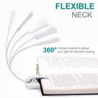 Vekkia Rechargeable Amber Book Light 7 Led (White