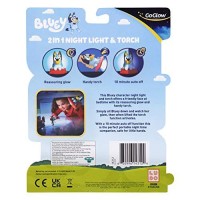 Bluey 2 In 1 Bedtime Handy Flashlight - Led Night Light With Auto-Off Timer