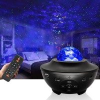 Dongzhen Starry Night Light Projector For Bedroom,Sky Galaxy Projector Ocean Wave Projector Light With Remote Control & Bluetooth Music Speaker, As Gifts For Birthday Party Bedroom