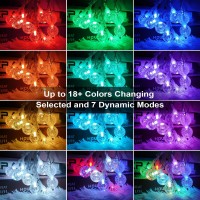 Omika Battery Operated String Lights, 18 Color Changing 15Ft 30 Led Battery Operated Christmas Lights With Remote Timer, Usb Powered Fairy Lights For Indoor Bedroom Outdoor Garden Patio Balcony Decor