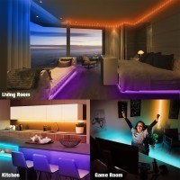 Volivo Led Strip Lights 656 Ft Led Lights For Bedroom Color Changing With 44 Keys Remote For Room Party Home Decoration