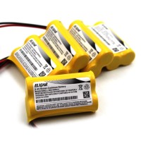 Elxjar (5-Pack) 2.4V 600Mah Battery Replacement Exit Sign Emergency Light Exitronix 10010036 Lithonia 10010034 Interstate Nic1394 Bel-179