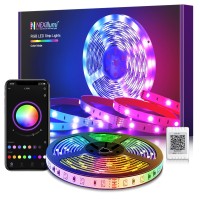 Nexillumi 100 Ft Led Lights For Bedroom With Remote Color Changing Led Strip Lights