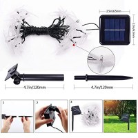 Dragonfly Solar String Lights, 30Led 21Ft 8 Modes Outdoor Waterproof Crystal Dragonfly Fairy Lighting For Christmas Trees, Garden, Patio, Fence, Wedding, Party And Holiday Decorations - Multi Color