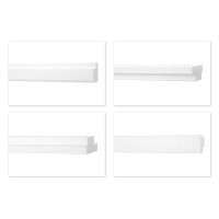 Marbet Ceiling Strips Made Of Polystyrene Xps - High-Quality Stucco Strips Light And Robust In Modern Design - (20 Metre Economy Pack E-44-20 X 32 Mm) Wall Strip