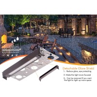 Cloudy Bay 6 Pack 7 Inch 12V15 Vacdc Low Voltage Hardscape Lighting Paver Light Retaining Wall Lights Outdoor Ip65 Waterproo